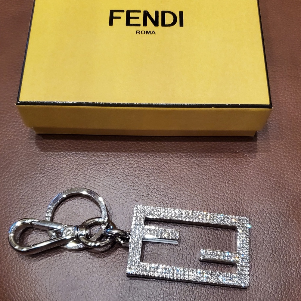 Fendi Crystal Keychain / Bag Charm